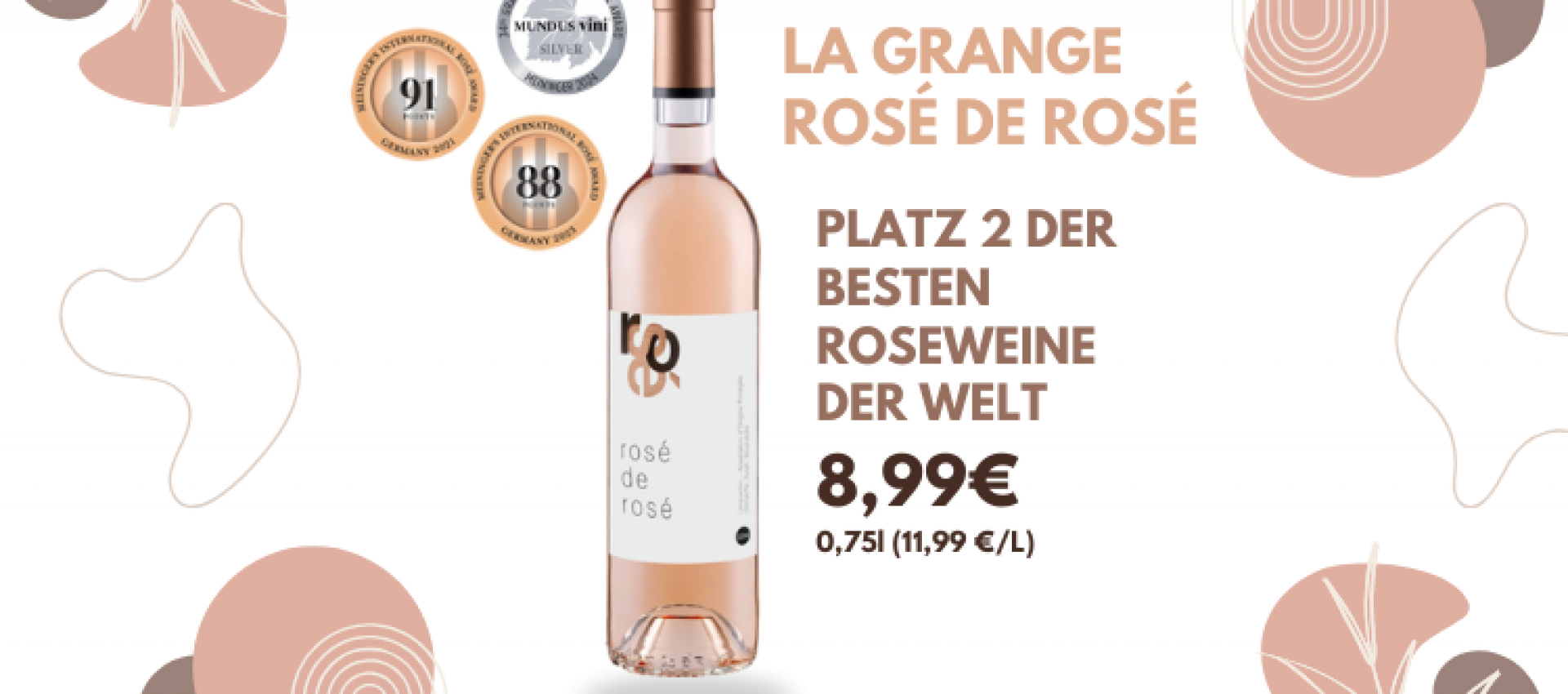 Der zweitbeste Rose der Welt neu in unseren Filialen in Appenweier, Oppenau, Kehl und Linx